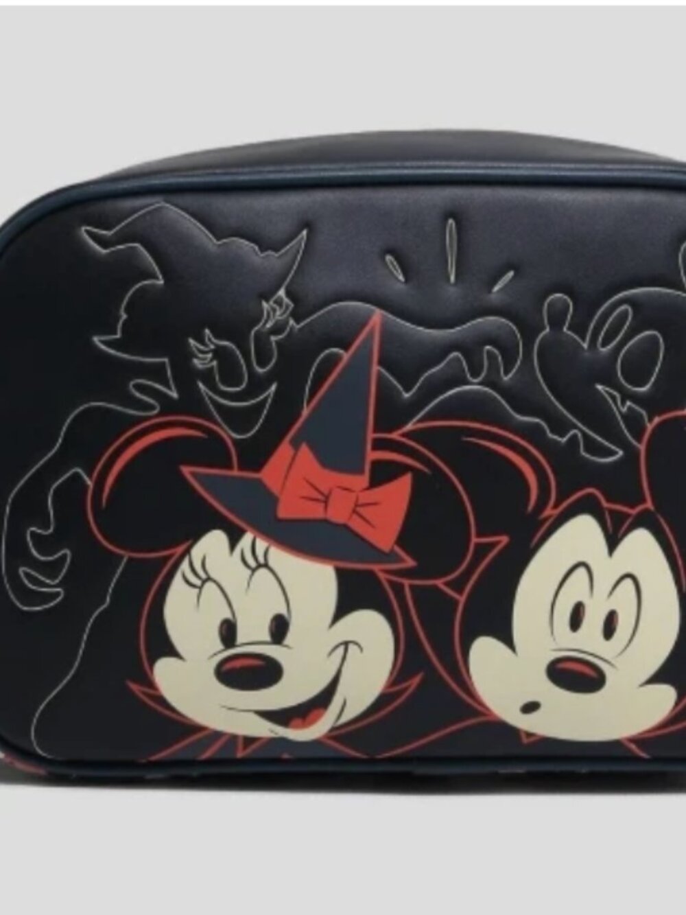 Loungefly Disney Mickey & Minnie Halloween Glow-In-The-Dark Crossbody Bag-Exclus